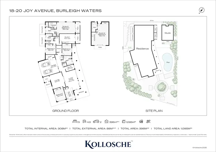 Floorplan of Homely house listing, 18-20 Joy Avenue, Burleigh Waters QLD 4220
