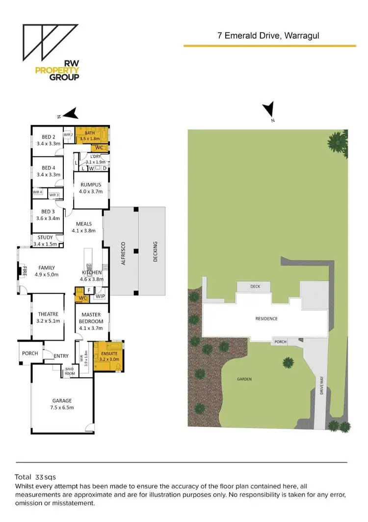 Floorplan of Homely house listing, 7 Emerald Drive, Warragul VIC 3820