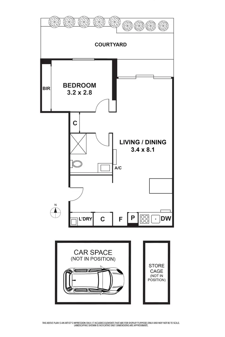 Floorplan of Homely apartment listing, 10/25 Clapham Street, Thornbury VIC 3071