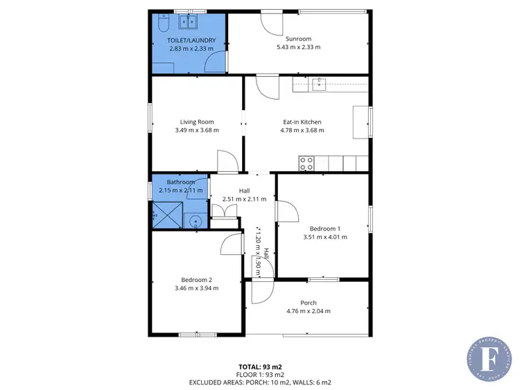 Floorplan of Homely house listing, 10 Patterson Avenue, Young NSW 2594