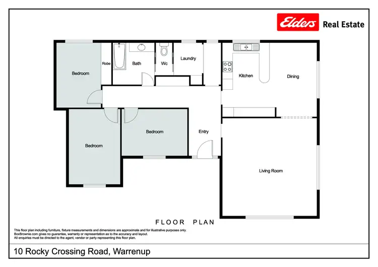 Floorplan of Homely house listing, 10 Rocky Crossing Road, Warrenup WA 6330