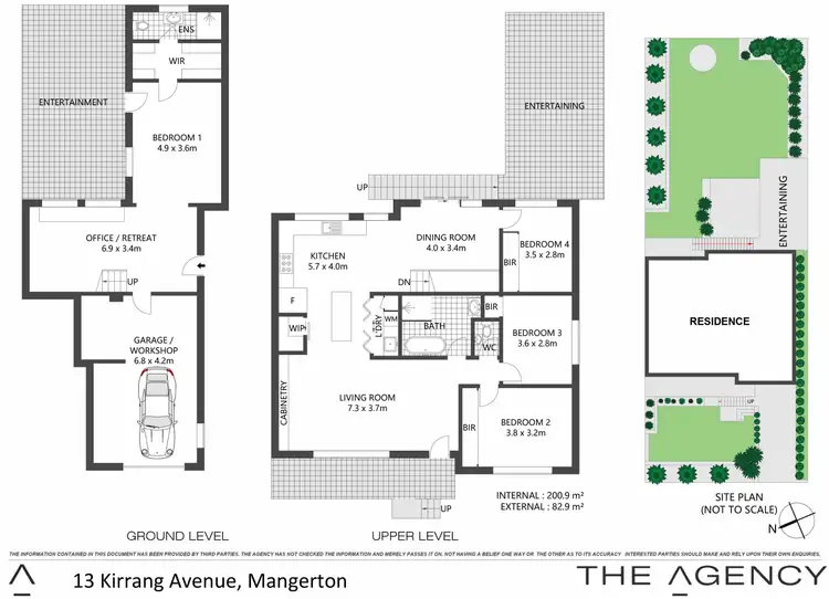 Floorplan of Homely house listing, 13 Kirrang Avenue, Mangerton NSW 2500
