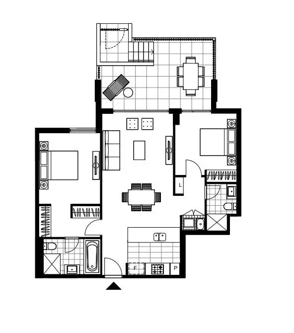 Floorplan of Homely apartment listing, 25 Minogue Crescent, Glebe NSW 2037
