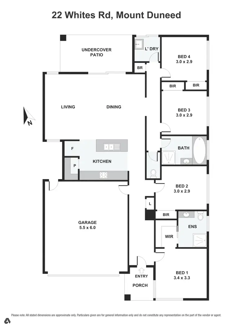 Floorplan of Homely house listing, 22 Whites Road, Mount Duneed VIC 3217