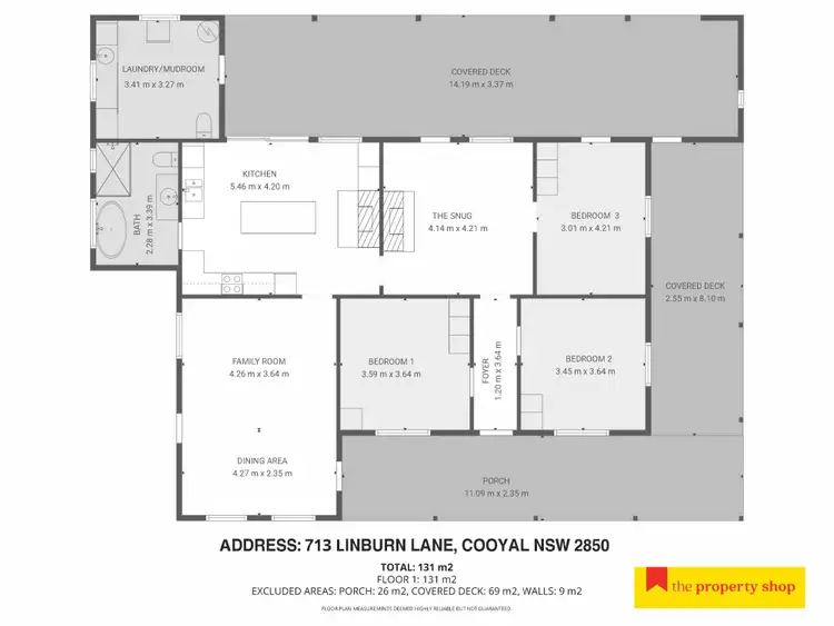 Floorplan of Homely rural property listing, 713 Linburn Lane, Mudgee NSW 2850