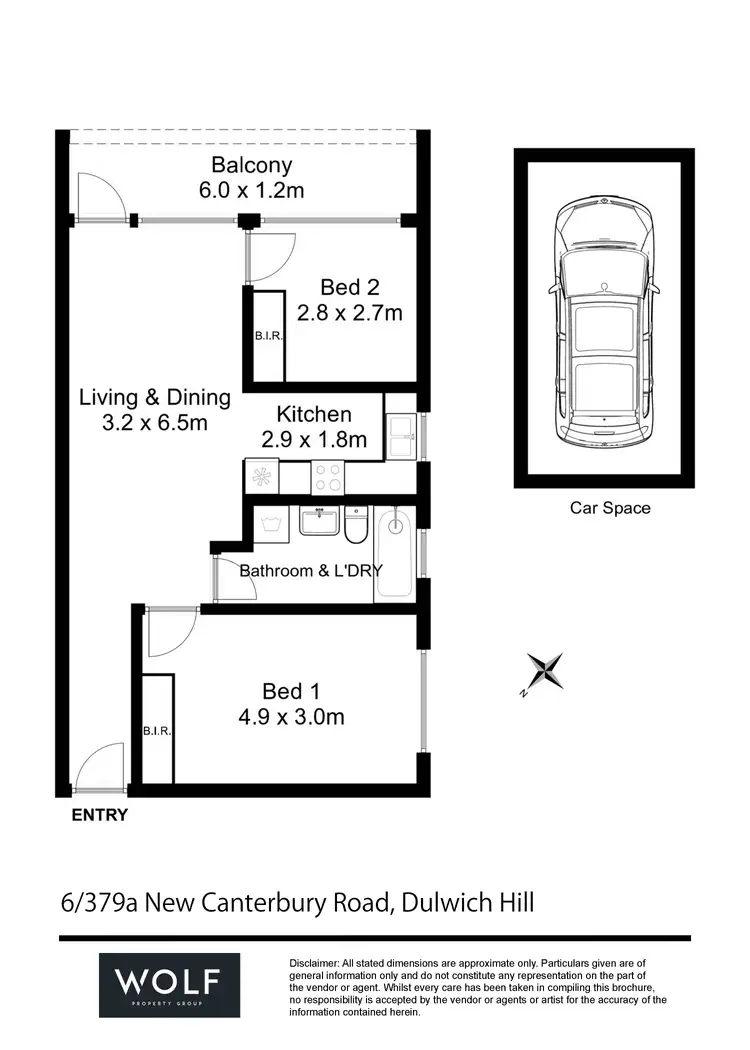 Floorplan of Homely apartment listing, 6/379a New Canterbury Road, Dulwich Hill NSW 2203