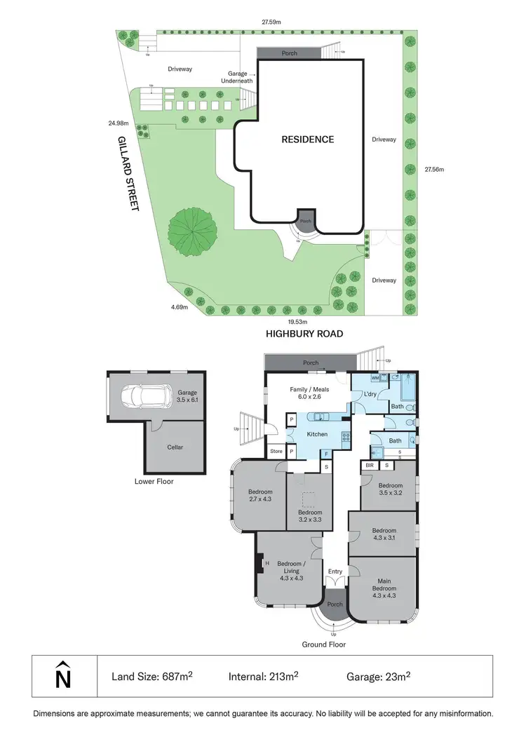 Floorplan of Homely house listing, 179 Highbury Road, Burwood VIC 3125