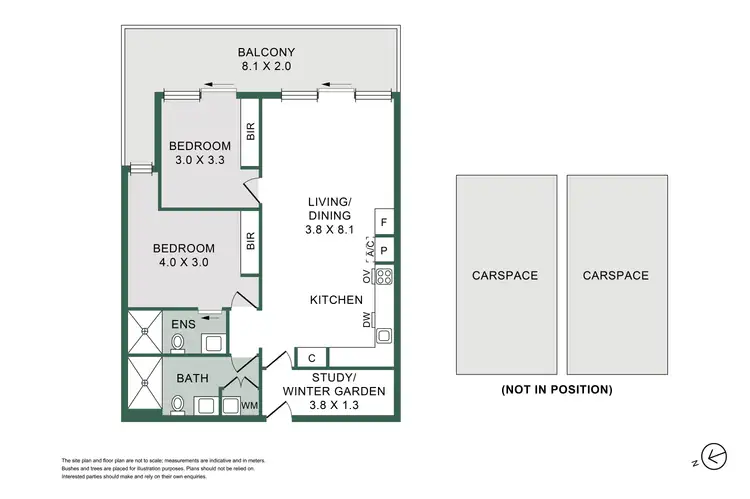 Floorplan of Homely apartment listing, 119/632-640 Doncaster Road, Doncaster VIC 3108