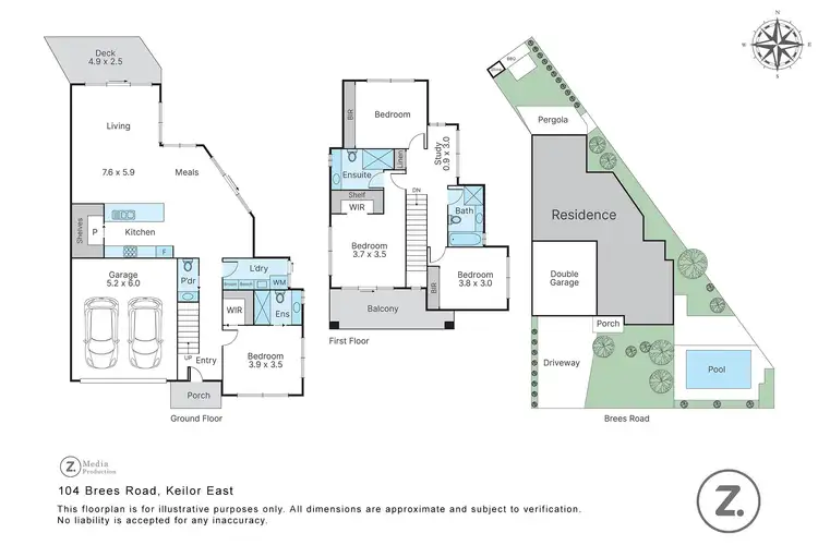Floorplan of Homely house listing, 104 Brees Road, Keilor East VIC 3033