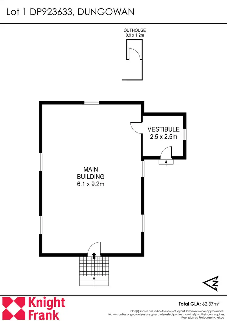 Floorplan of Homely house listing, Lot 1/DP923633 Ogunbil Road, Dungowan NSW 2340