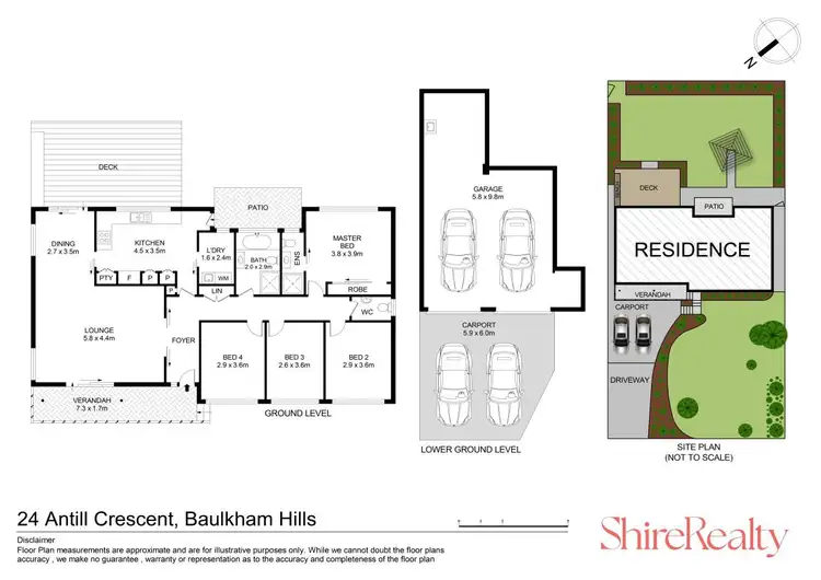 Floorplan of Homely house listing, 24 Antill Crescent, Baulkham Hills NSW 2153