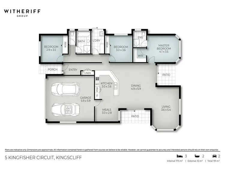 Floorplan of Homely house listing, 5 Kingfisher Circuit, Kingscliff NSW 2487