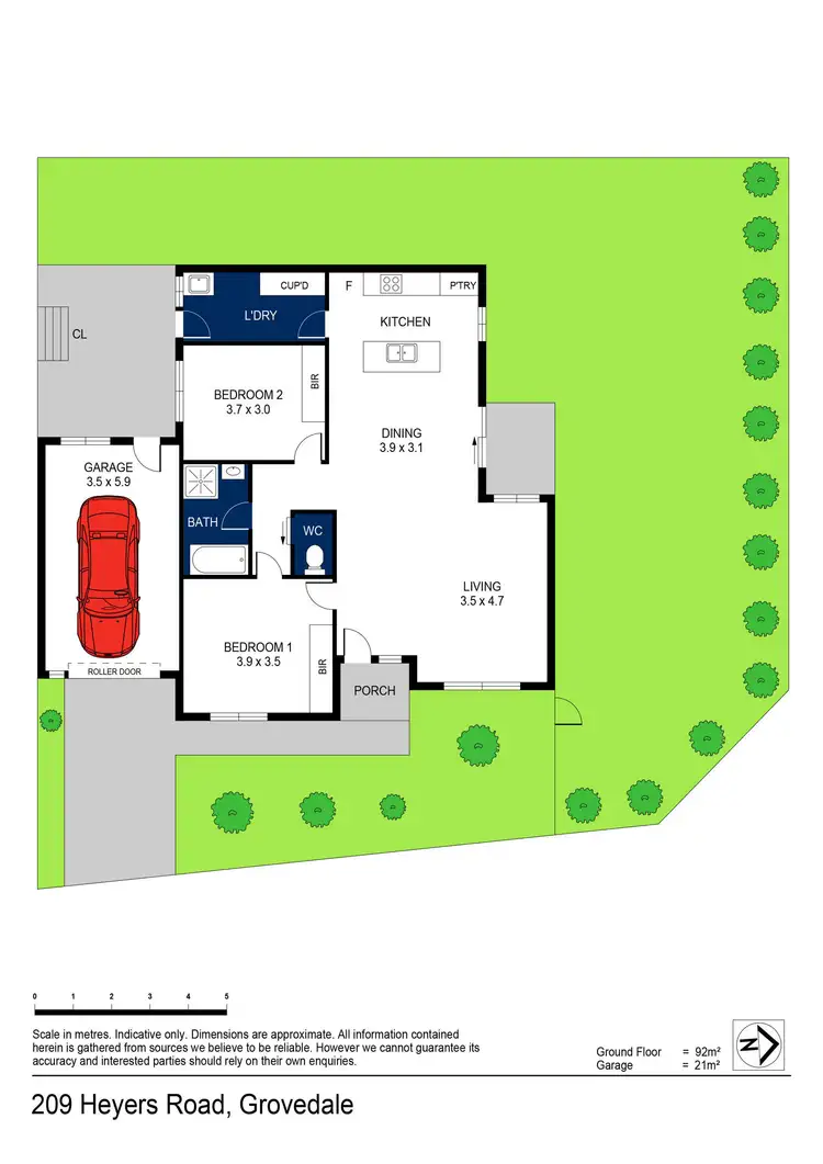 Floorplan of Homely house listing, 209 Heyers Road, Grovedale VIC 3216