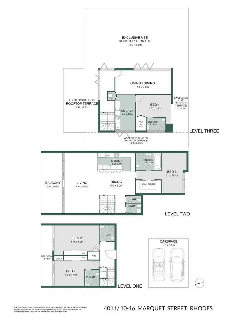 Floorplan of Homely apartment listing, 401J/10-16 Marquet Street, Rhodes NSW 2138