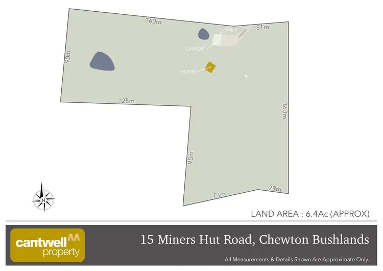 Floorplan of Homely rural property listing, 15 Miners Hut Road, Chewton Bushlands VIC 3451