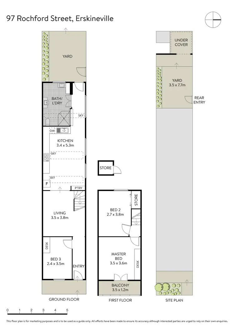Floorplan of Homely house listing, 97 Rochford Street, Erskineville NSW 2043
