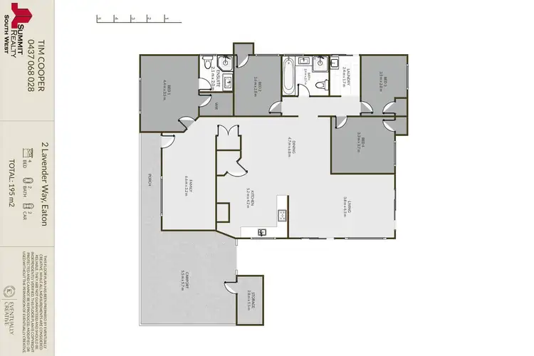 Floorplan of Homely house listing, 2 Lavender Way, Eaton WA 6232