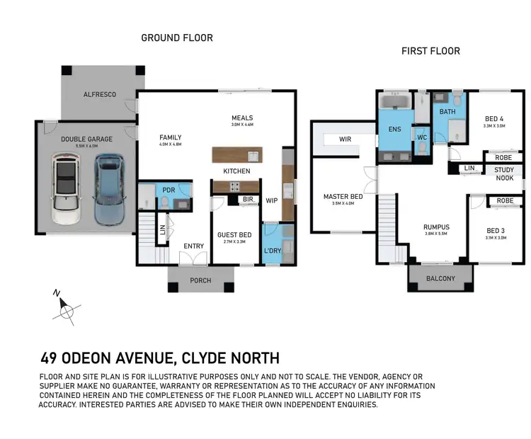 Floorplan of Homely house listing, 49 Odeon Avenue, Clyde North VIC 3978