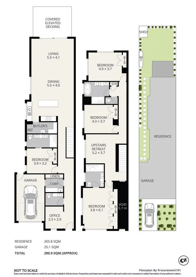 Floorplan of Homely townhouse listing, 29a Steedman Street, Mordialloc VIC 3195