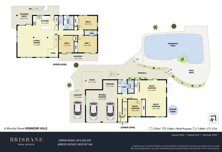 Floorplan of Homely house listing, 6 Mondra Street, Kenmore Hills QLD 4069