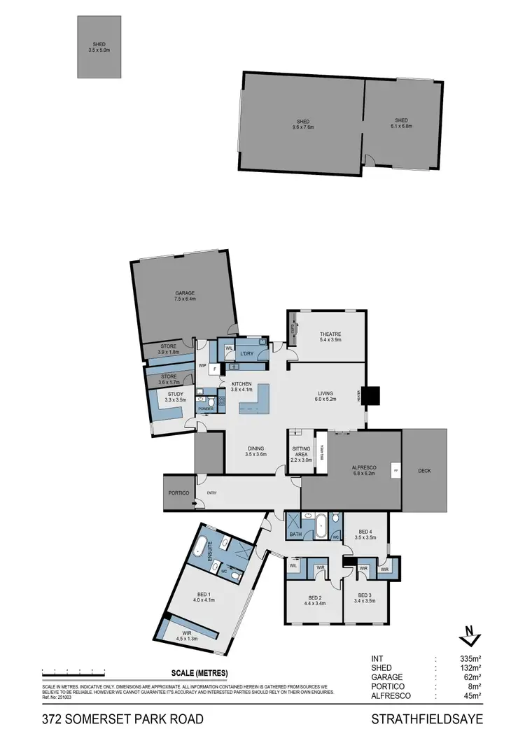 Floorplan of Homely house listing, 372 Somerset Park Road, Strathfieldsaye VIC 3551