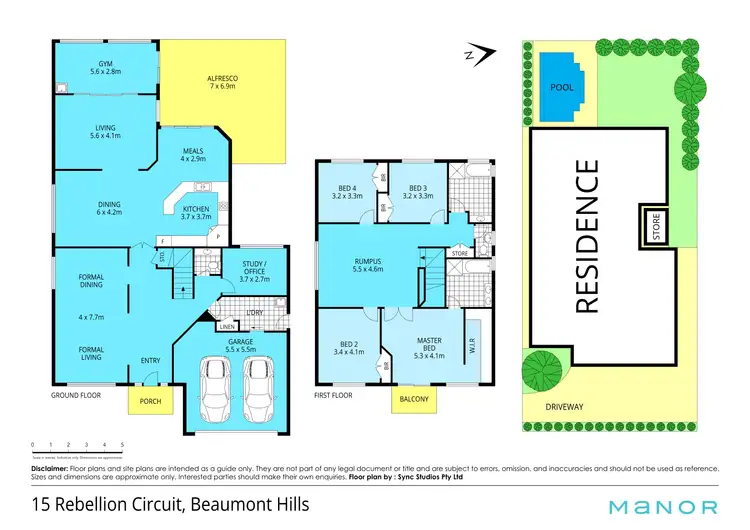 Floorplan of Homely house listing, 15 Rebellion Circuit, Beaumont Hills NSW 2155