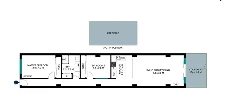 Floorplan of Homely apartment listing, 7 Swallow Lane, Footscray VIC 3011