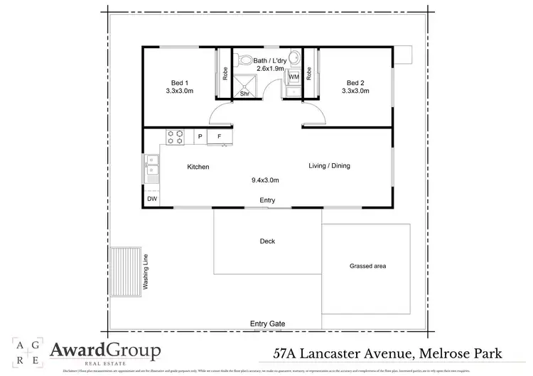 Floorplan of Homely house listing, 57A Lancaster Avenue, Melrose Park NSW 2114