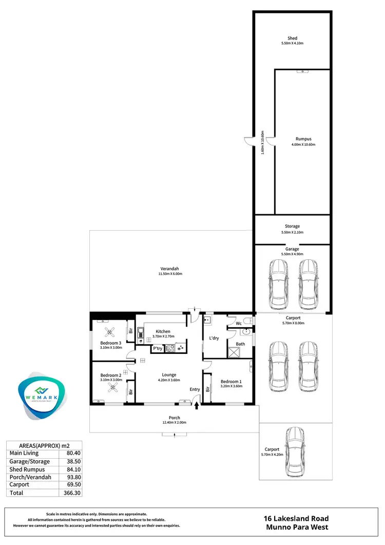 Floorplan of Homely house listing, 16 Lakeland Road, Munno Para West SA 5115