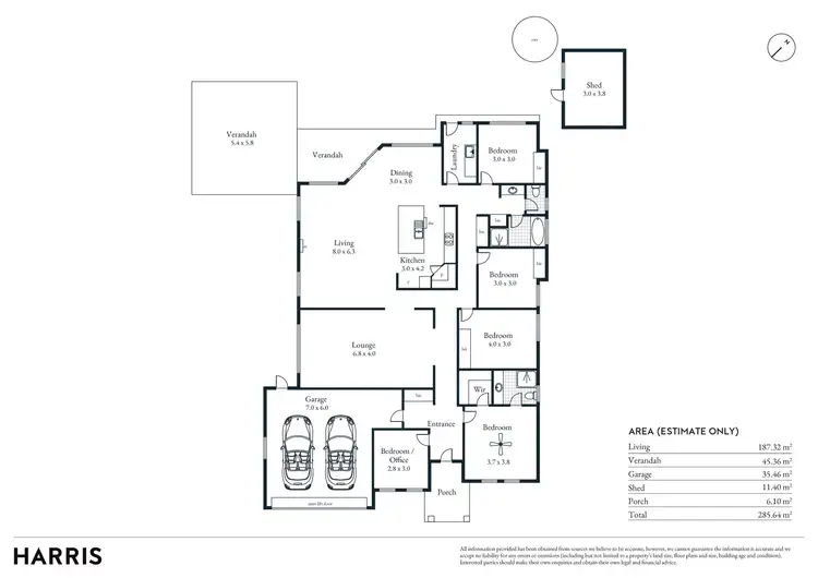 Floorplan of Homely house listing, 17 Blue Court, Strathalbyn SA 5255