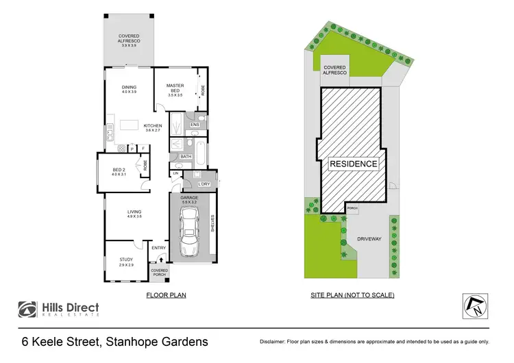 Floorplan of Homely house listing, 6 Keele Street, Stanhope Gardens NSW 2768