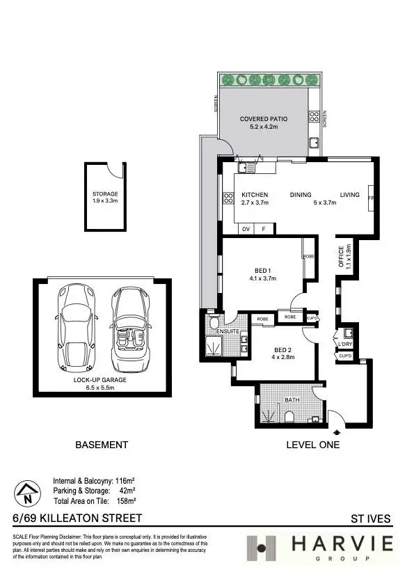 Floorplan of Homely apartment listing, 6/69 Killeaton Road, St Ives NSW 2075