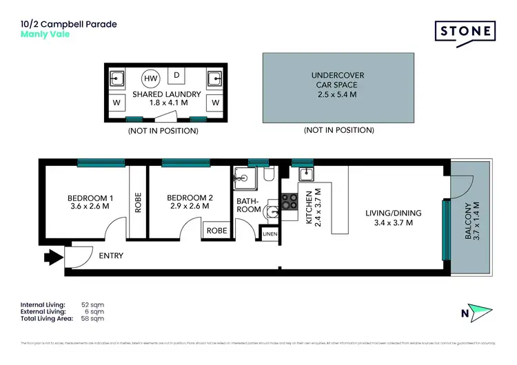 Floorplan of Homely unit listing, 10/2 Campbell Parade, Manly Vale NSW 2093