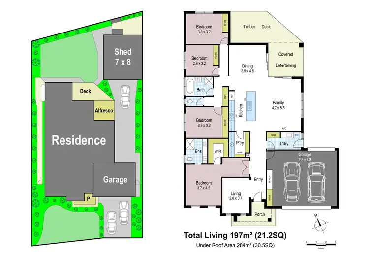 Floorplan of Homely house listing, 21 Davey Drive, Drouin VIC 3818