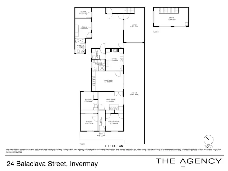 Floorplan of Homely house listing, 24 Balaclava Street, Invermay TAS 7248