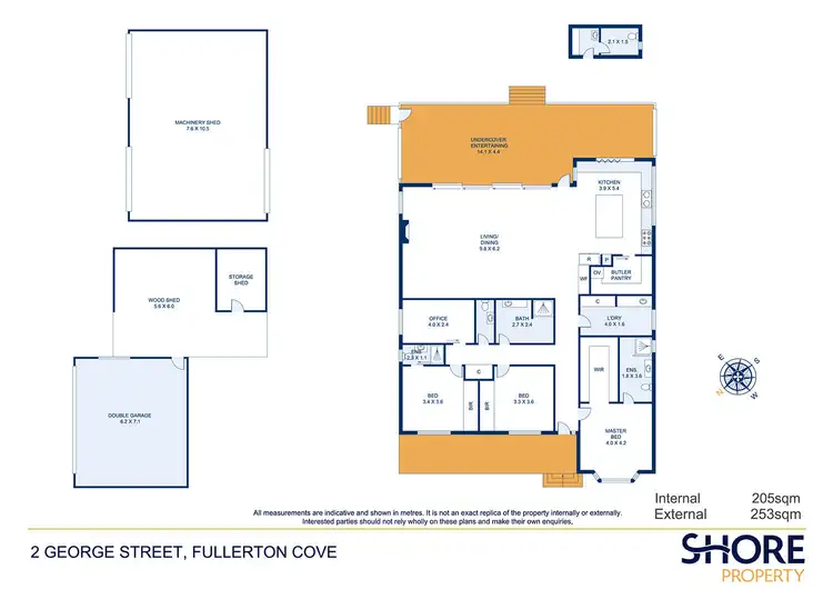 Floorplan of Homely rural property listing, 2 George Street, Fullerton Cove NSW 2318