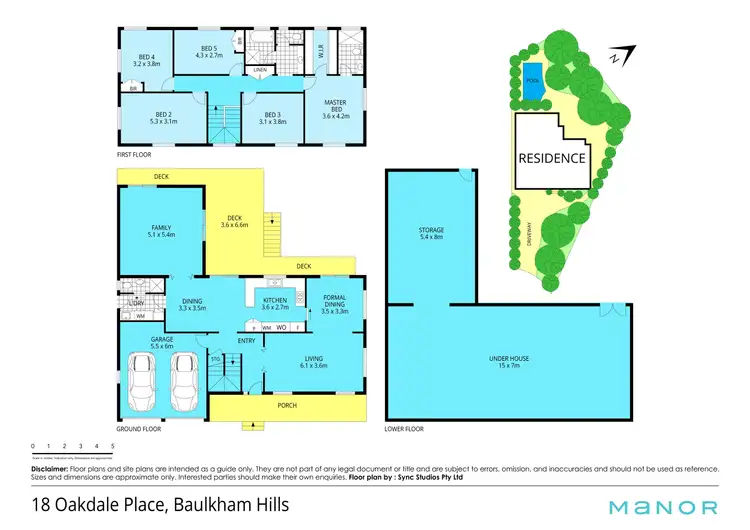 Floorplan of Homely house listing, 18 Oakdale Place, Baulkham Hills NSW 2153