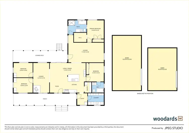 Floorplan of Homely house listing, 107 Russells Road, Woodend VIC 3442