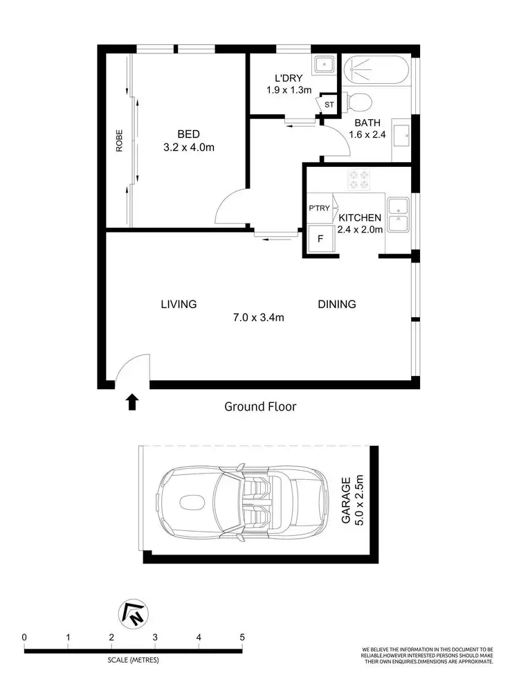 Floorplan of Homely apartment listing, 8/24 Albyn Street, Bexley NSW 2207