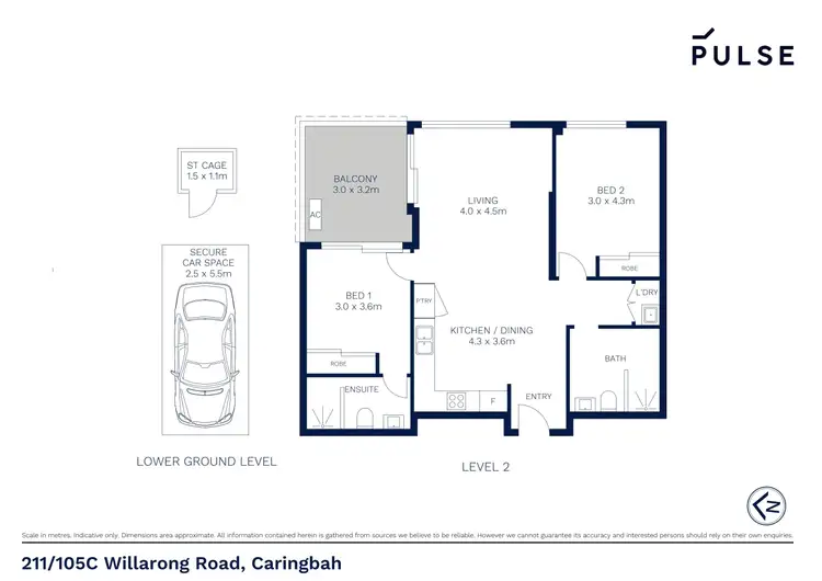 Floorplan of Homely apartment listing, 211/105c Willarong Road, Caringbah NSW 2229