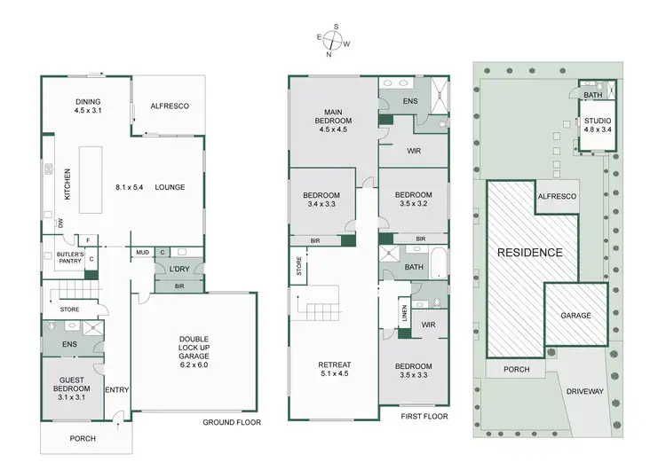 Floorplan of Homely house listing, 4 Fifth Avenue, Aspendale VIC 3195