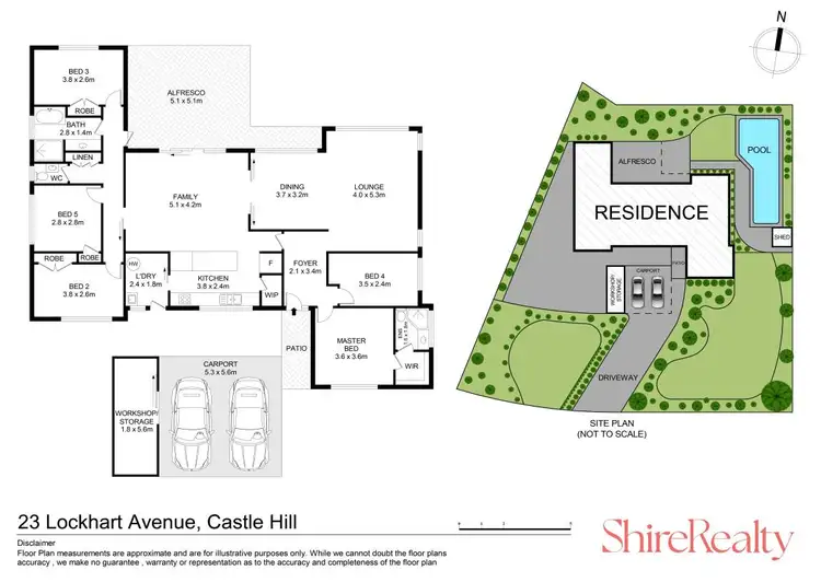 Floorplan of Homely house listing, 23 Lockhart Avenue, Castle Hill NSW 2154