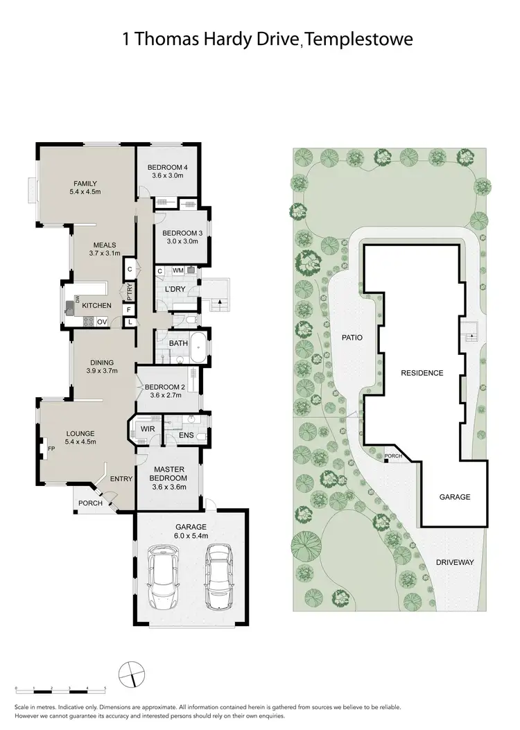 Floorplan of Homely house listing, 1 Thomas Hardy Drive, Templestowe VIC 3106