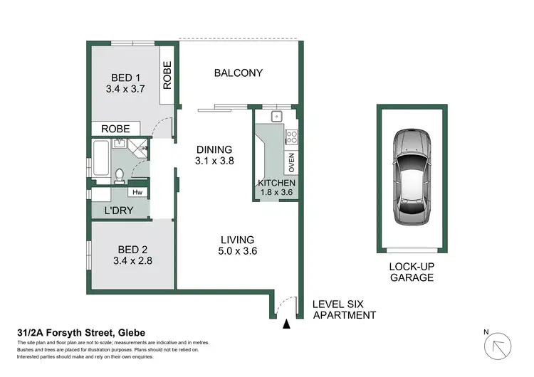 Floorplan of Homely apartment listing, 31/2a Forsyth Street, Glebe NSW 2037