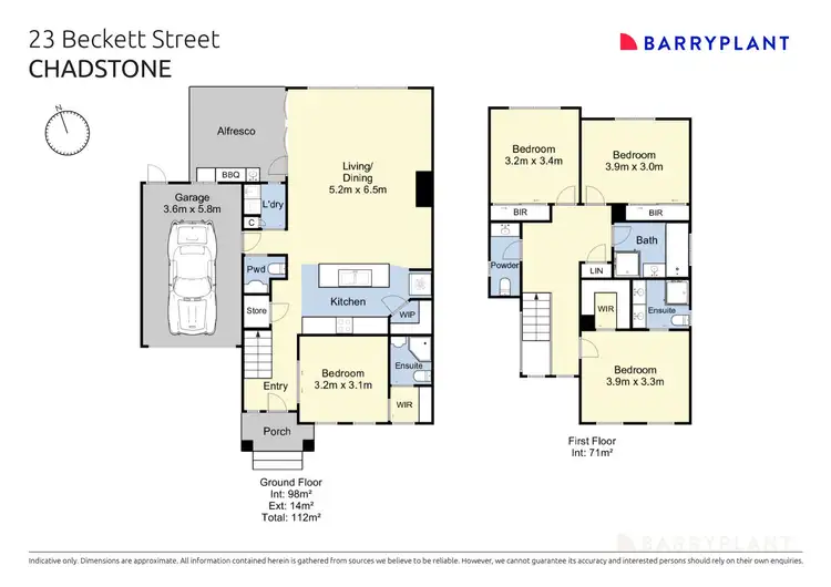 Floorplan of Homely house listing, 23 Beckett Street, Chadstone VIC 3148