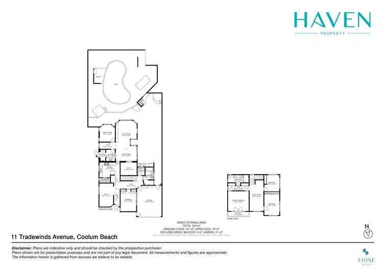 Floorplan of Homely house listing, 11 Tradewinds Avenue, Coolum Beach QLD 4573