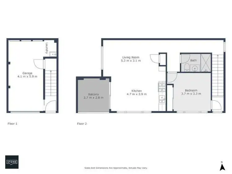 Floorplan of Homely apartment listing, 66/40 Kings Canyon Street, Harrison ACT 2914