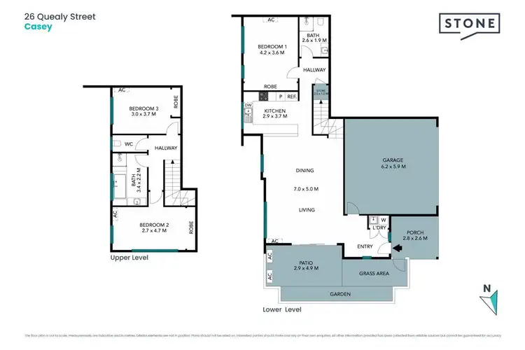 Floorplan of Homely house listing, 26 Quealy Street, Casey ACT 2913