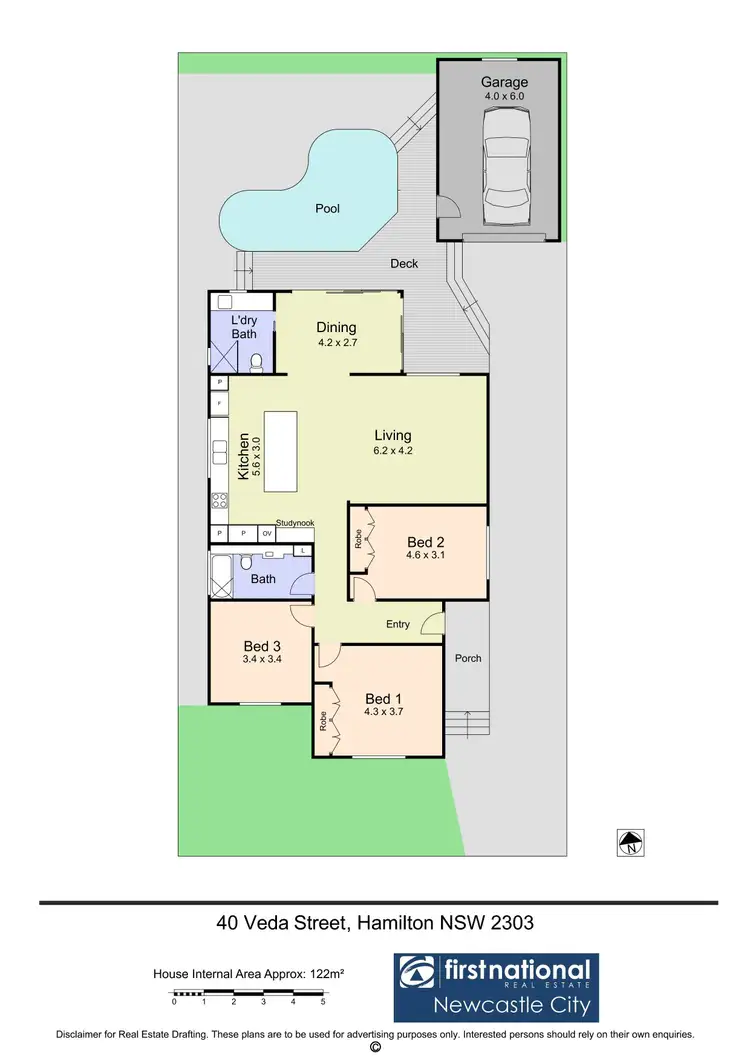 Floorplan of Homely house listing, 40 Veda Street, Hamilton NSW 2303