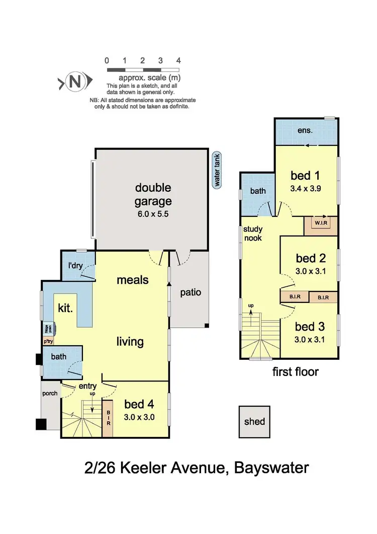 Floorplan of Homely townhouse listing, 2/26 Keeler Avenue, Bayswater VIC 3153